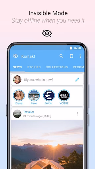 Kontakt: VKontakte, VK, ВК app Screenshot 1 - AppWisp.com Kontakt: VKontakte, VK, ВК app Screenshot 1 - AppWisp.com