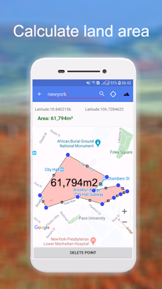 Distance And Area Measurement Screenshot 1 - AppWisp.com Distance And Area Measurement Screenshot 1 - AppWisp.com