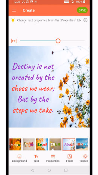 Quotes Creator - Quote Writer Screenshot 2 - AppWisp.com Quotes Creator - Quote Writer Screenshot 2 - AppWisp.com