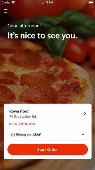 Palermo's Pizza Screenshot 2 - AppWisp.com Palermo's Pizza Screenshot 2 - AppWisp.com