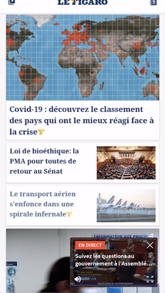 Le Figaro.fr: Actu en direct Screenshot 1 - AppWisp.com Le Figaro.fr: Actu en direct Screenshot 1 - AppWisp.com