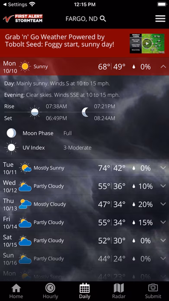VNL Weather Screenshot 2 - AppWisp.com VNL Weather Screenshot 2 - AppWisp.com