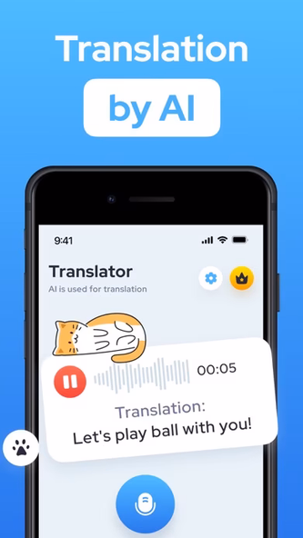 Cat Translator – Pet to Human Screenshot 2 - AppWisp.com Cat Translator – Pet to Human Screenshot 2 - AppWisp.com