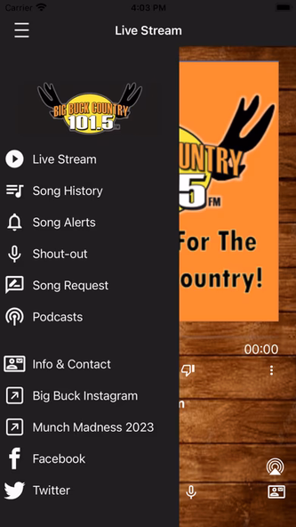 Big Buck Country 101.5 Screenshot 2 - AppWisp.com Big Buck Country 101.5 Screenshot 2 - AppWisp.com