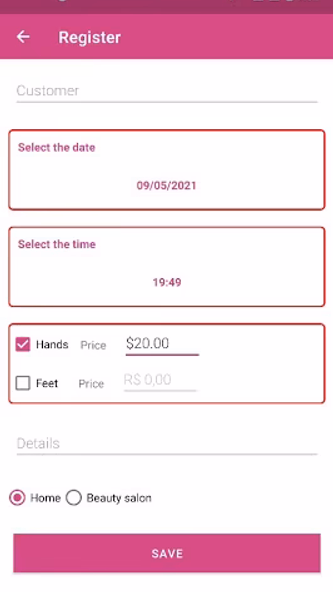Nail Tech Appointment App Screenshot 2 - AppWisp.com Nail Tech Appointment App Screenshot 2 - AppWisp.com