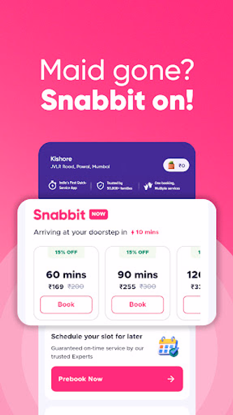 Snabbit: House Help in 10 Mins Screenshot 2 - AppWisp.com Snabbit: House Help in 10 Mins Screenshot 2 - AppWisp.com