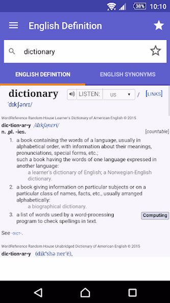 WordReference.com dictionaries Screenshot 2 - AppWisp.com WordReference.com dictionaries Screenshot 2 - AppWisp.com