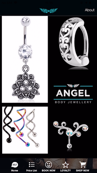 Angel Body Jewellery Screenshot 1 - AppWisp.com Angel Body Jewellery Screenshot 1 - AppWisp.com
