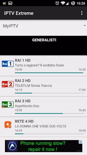 IPTV Extreme Screenshot 1 - AppWisp.com IPTV Extreme Screenshot 1 - AppWisp.com