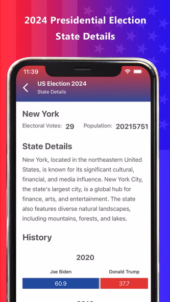Presidential & US Election App Screenshot 4 - AppWisp.com Presidential & US Election App Screenshot 4 - AppWisp.com