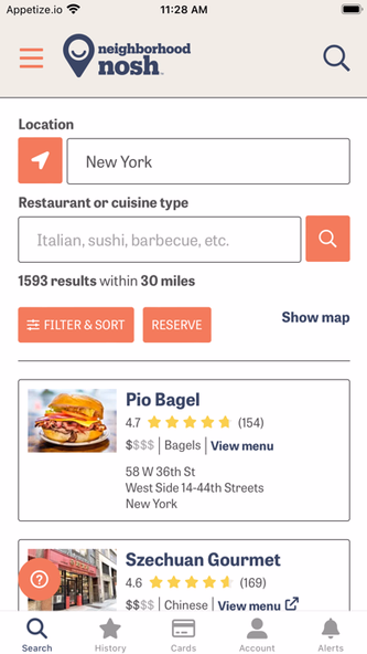Neighborhood Nosh Screenshot 2 - AppWisp.com Neighborhood Nosh Screenshot 2 - AppWisp.com