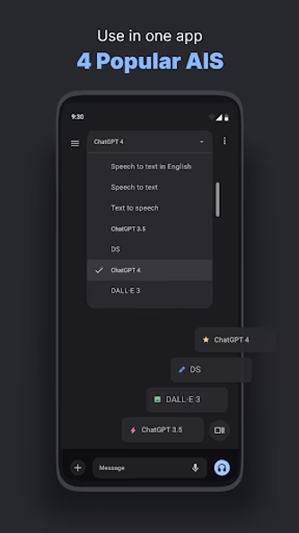 1chat - all AI in one chat Screenshot 2 - AppWisp.com 1chat - all AI in one chat Screenshot 2 - AppWisp.com