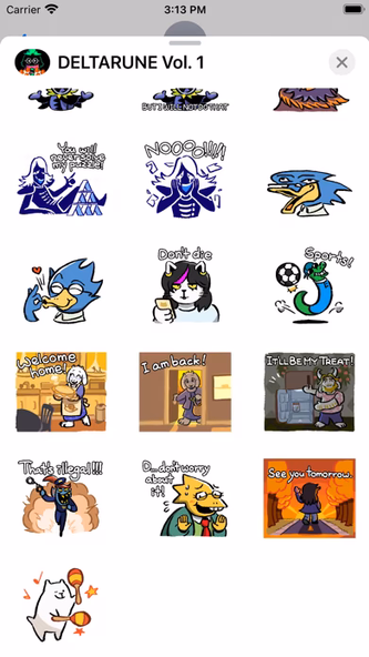 DELTARUNE Stickers Vol. 1 Screenshot 4 - AppWisp.com