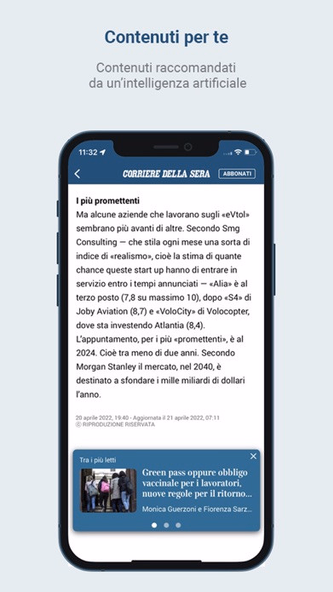 Corriere della Sera - Online Screenshot 2 - AppWisp.com Corriere della Sera - Online Screenshot 2 - AppWisp.com