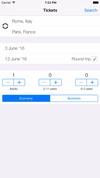 Cheap Airline Tickets Finder Screenshot 1 - AppWisp.com Cheap Airline Tickets Finder Screenshot 1 - AppWisp.com