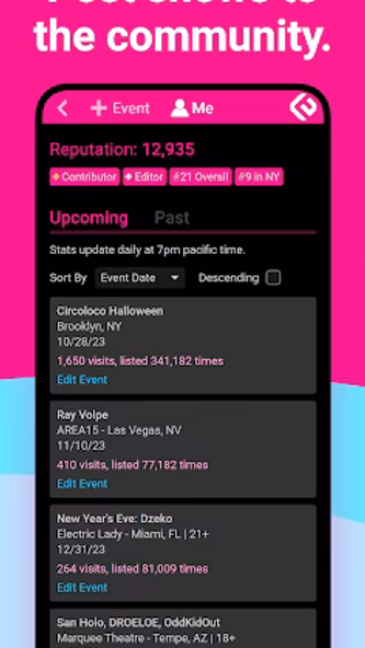 Edmtrain Concerts & Raves Screenshot 4 - AppWisp.com Edmtrain Concerts & Raves Screenshot 4 - AppWisp.com