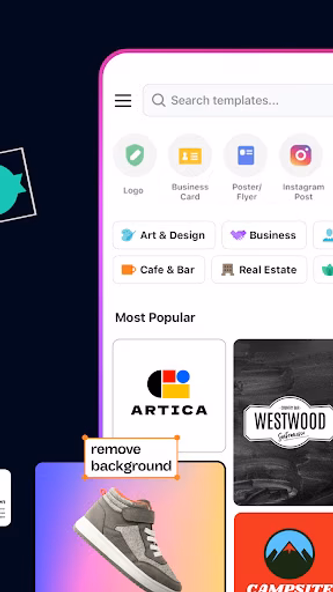 Logo Maker Design AI Generator Screenshot 2 - AppWisp.com Logo Maker Design AI Generator Screenshot 2 - AppWisp.com