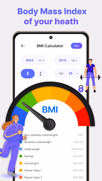 BMI Calculator: Track BMR, LBM Screenshot 2 - AppWisp.com BMI Calculator: Track BMR, LBM Screenshot 2 - AppWisp.com