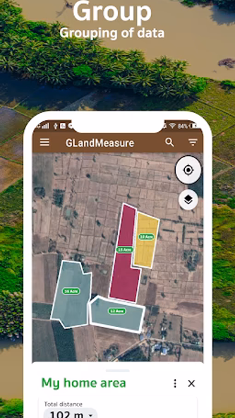 GLand : GPS Field Area Measure Screenshot 3 - AppWisp.com GLand : GPS Field Area Measure Screenshot 3 - AppWisp.com