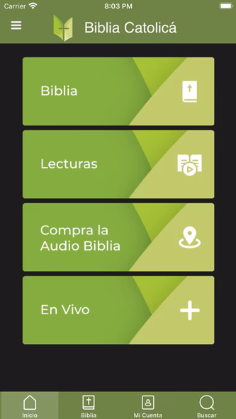 Biblia Católica Screenshot 1 - AppWisp.com Biblia Católica Screenshot 1 - AppWisp.com