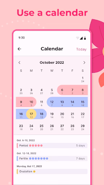 Period Tracker・Period Calendar Screenshot 3 - AppWisp.com Period Tracker・Period Calendar Screenshot 3 - AppWisp.com