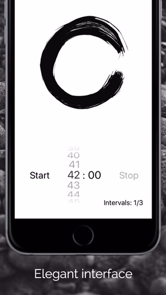 Simple Zazen Timer Screenshot 1 - AppWisp.com Simple Zazen Timer Screenshot 1 - AppWisp.com