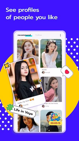 Voya Lite-Chat,Video,Date Screenshot 3 - AppWisp.com