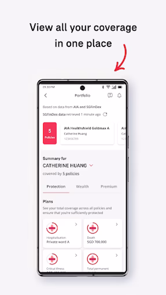 AIA+ Singapore Screenshot 3 - AppWisp.com AIA+ Singapore Screenshot 3 - AppWisp.com