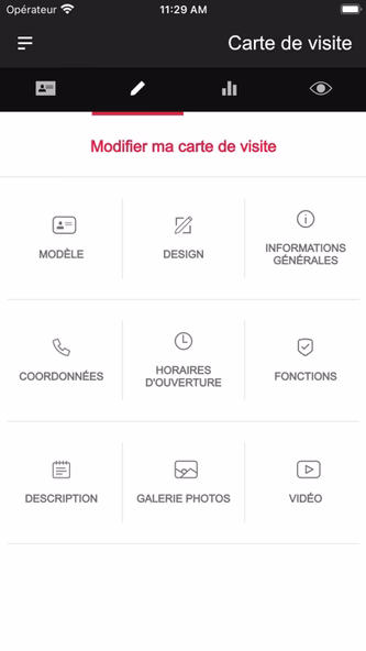 Carte de visite digitale Screenshot 4 - AppWisp.com Carte de visite digitale Screenshot 4 - AppWisp.com