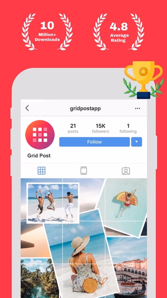 Grid Post - Grids Photo Crop Screenshot 1 - AppWisp.com Grid Post - Grids Photo Crop Screenshot 1 - AppWisp.com