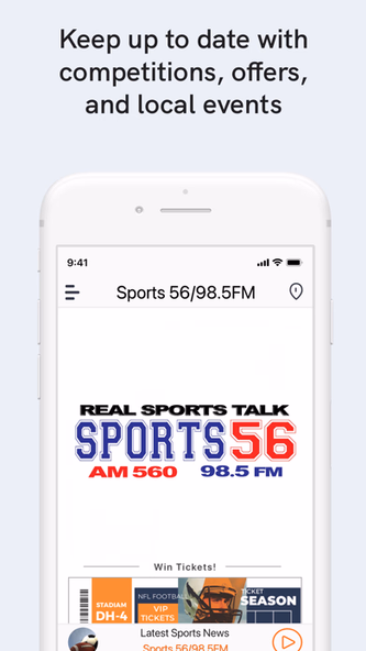 Sports 56/98.5FM Screenshot 3 - AppWisp.com Sports 56/98.5FM Screenshot 3 - AppWisp.com