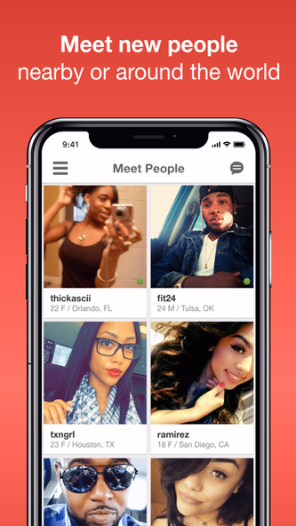 Moco - Chat, Meet People Screenshot 2 - AppWisp.com Moco - Chat, Meet People Screenshot 2 - AppWisp.com