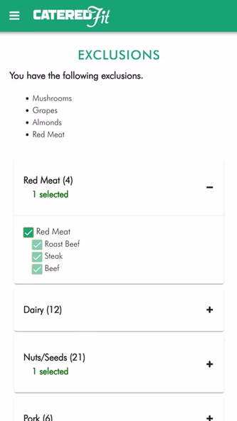 Catered Fit Screenshot 3 - AppWisp.com Catered Fit Screenshot 3 - AppWisp.com