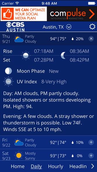 CBS Austin WX Screenshot 3 - AppWisp.com CBS Austin WX Screenshot 3 - AppWisp.com