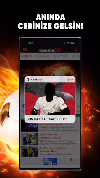 Karakartal - Beşiktaş haber Screenshot 2 - AppWisp.com Karakartal - Beşiktaş haber Screenshot 2 - AppWisp.com