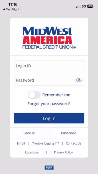 MidWest America FCU Mobile Screenshot 1 - AppWisp.com MidWest America FCU Mobile Screenshot 1 - AppWisp.com