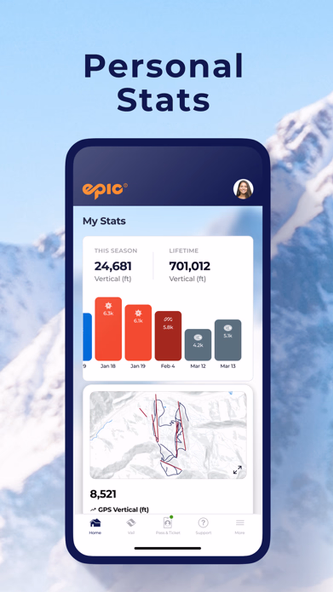 My Epic: Skiing & Snowboarding Screenshot 4 - AppWisp.com My Epic: Skiing & Snowboarding Screenshot 4 - AppWisp.com
