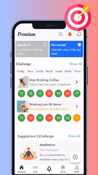 Wipepp - Habit Tracking Screenshot 2 - AppWisp.com Wipepp - Habit Tracking Screenshot 2 - AppWisp.com