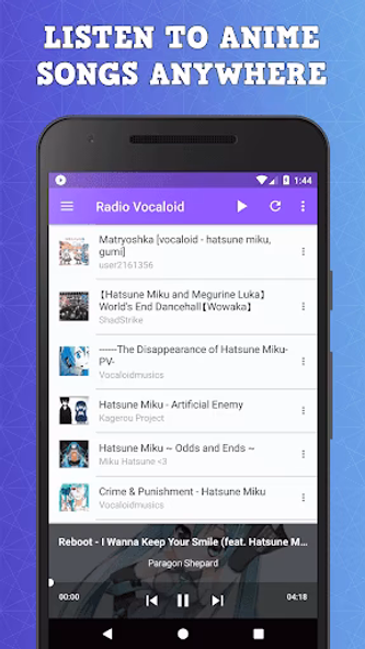 Radio Vocaloid Music Screenshot 3 - AppWisp.com Radio Vocaloid Music Screenshot 3 - AppWisp.com