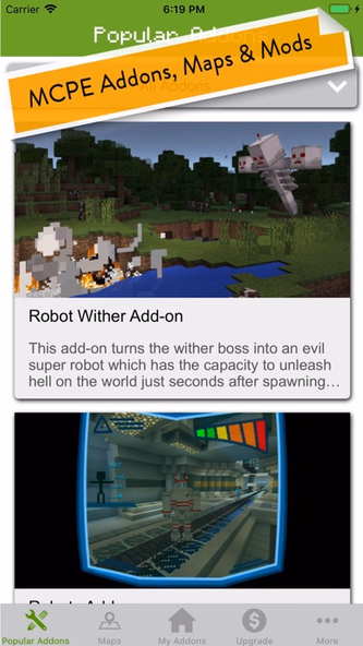 MCPE Addons - Addon Creator Screenshot 1 - AppWisp.com