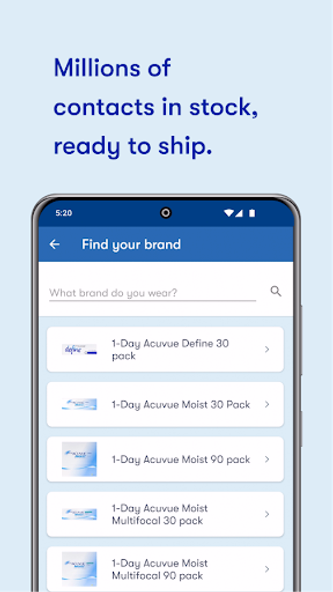 1800 Contacts - Lens Store Screenshot 4 - AppWisp.com 1800 Contacts - Lens Store Screenshot 4 - AppWisp.com