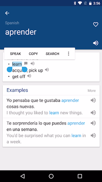 Spanish English Dictionary Screenshot 1 - AppWisp.com Spanish English Dictionary Screenshot 1 - AppWisp.com