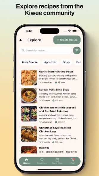 Kiwee - Smart Meal Planning Screenshot 2 - AppWisp.com
