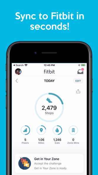 Fitbit Sync From Apple Health Screenshot 3 - AppWisp.com Fitbit Sync From Apple Health Screenshot 3 - AppWisp.com
