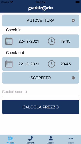 Parking Orio Screenshot 1 - AppWisp.com Parking Orio Screenshot 1 - AppWisp.com