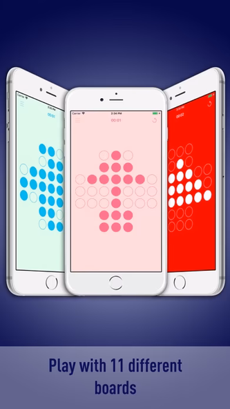 Peg Solitaire by FT Apps Screenshot 2 - AppWisp.com Peg Solitaire by FT Apps Screenshot 2 - AppWisp.com