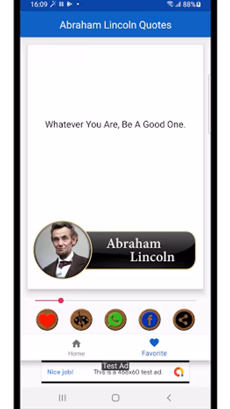 Abraham Lincoln Quotes Screenshot 2 - AppWisp.com Abraham Lincoln Quotes Screenshot 2 - AppWisp.com