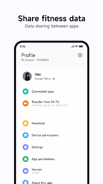 Mi Fitness (Xiaomi Wear) Screenshot 4 - AppWisp.com Mi Fitness (Xiaomi Wear) Screenshot 4 - AppWisp.com