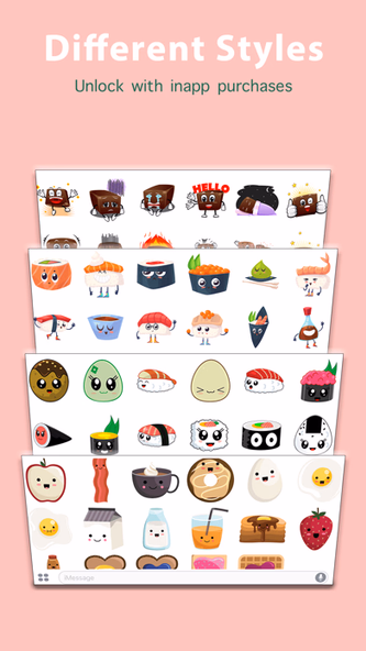 Kawaii Food Sticker Screenshot 4 - AppWisp.com