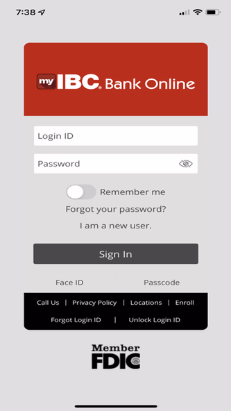 IBC Bank Screenshot 1 - AppWisp.com IBC Bank Screenshot 1 - AppWisp.com